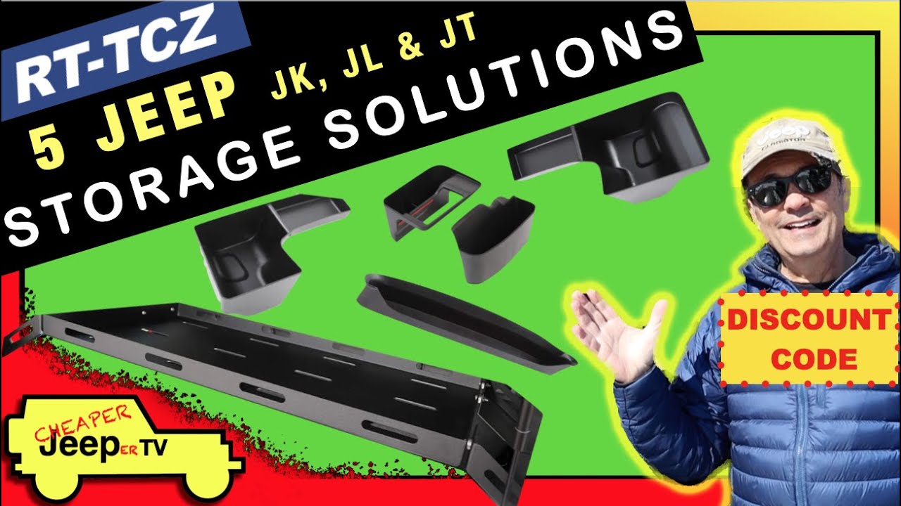 Five Interior Storage Solutions For the Jeep Wrangler & Gladiator, From IT-TCZ