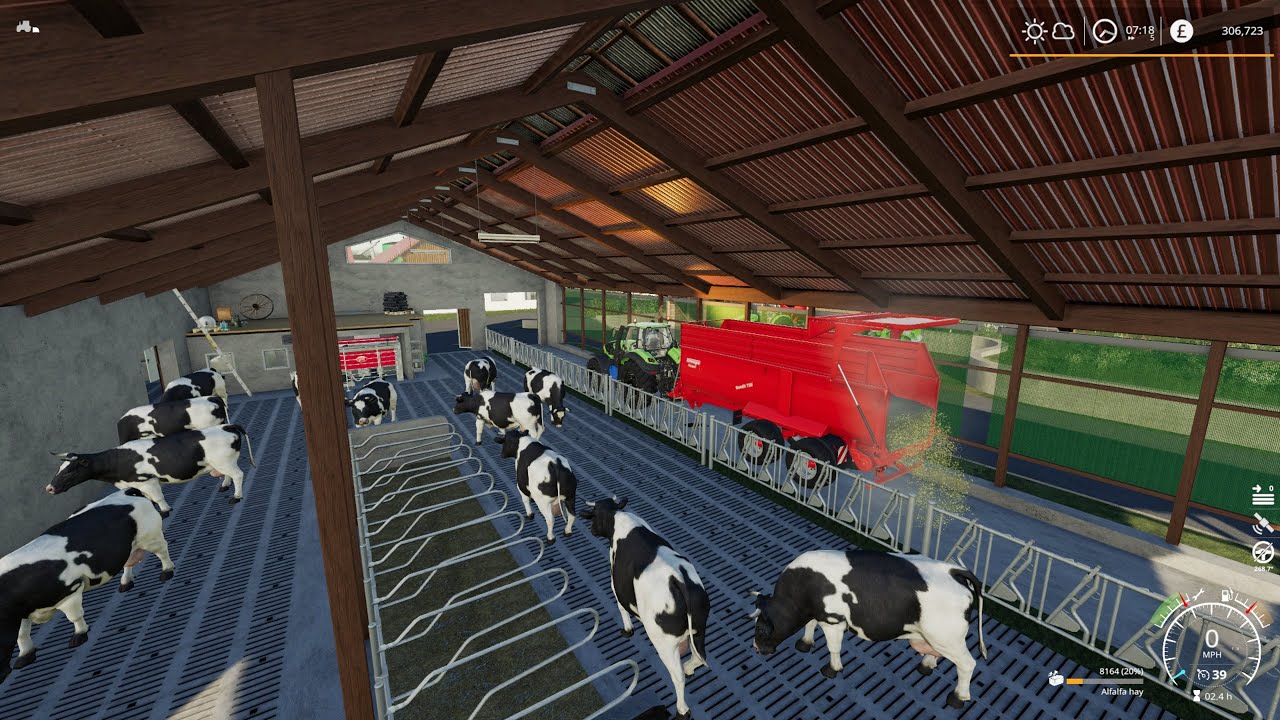 Untergriesbach (Maize Plus) * Feeding Cows - Maize Silage, Alfalfa Hay, Clover Silage * FS 19