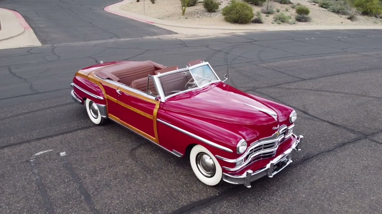 Test Drive - 1949 Chrysler Town and Country Convertible!