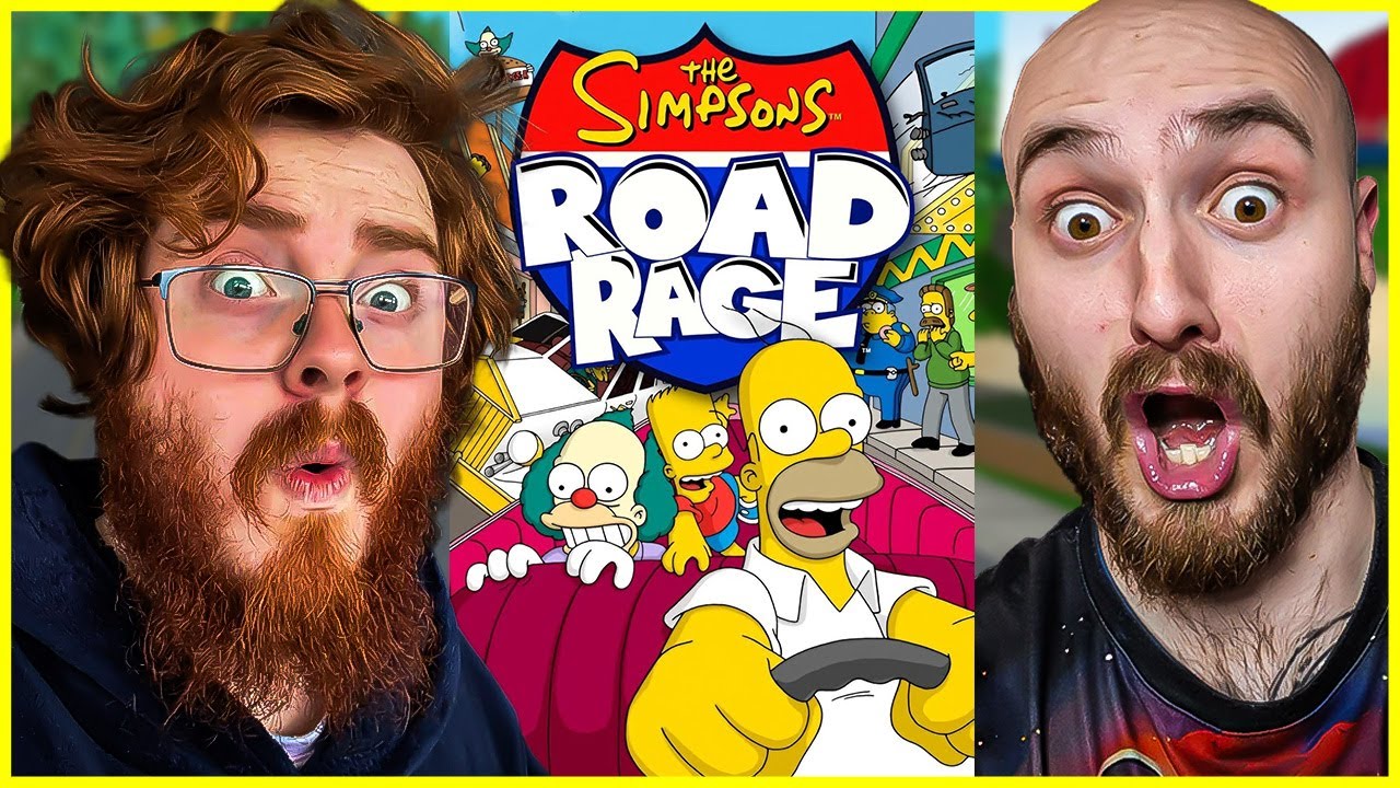 Игра The Simpsons Road Rage – это полный хаос┃Игра недели по версии PGH: The Simpsons Road Rage
