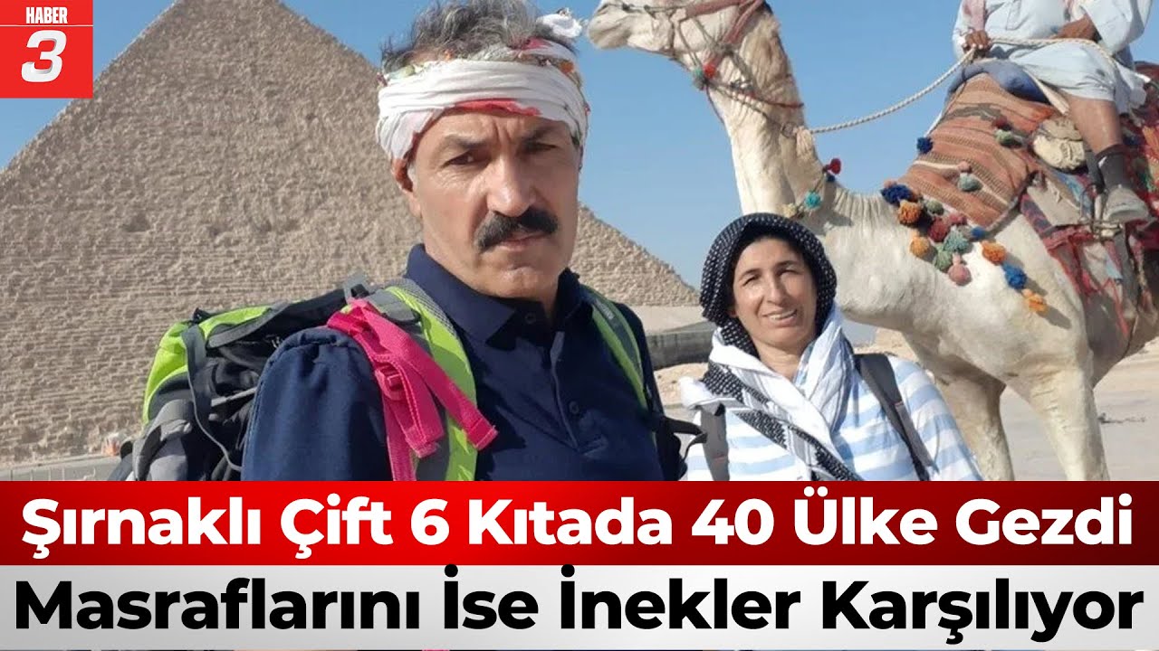 Şırnaklı Çift İneklerini Satarak 40 Ülke Gezdi, Hedef 208 Ülke