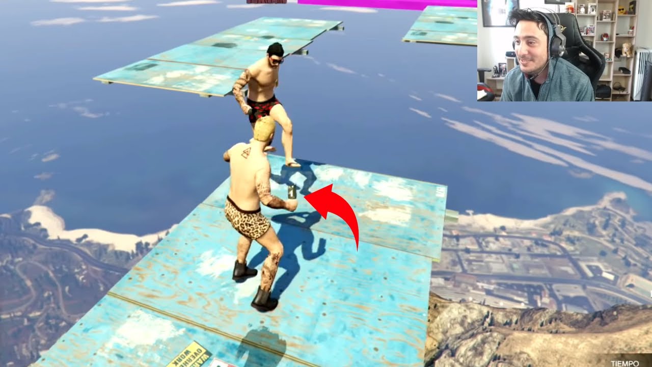TE PINCHO CON LA BOTELLA DEL TIFUS!! PARKOUR GTA V