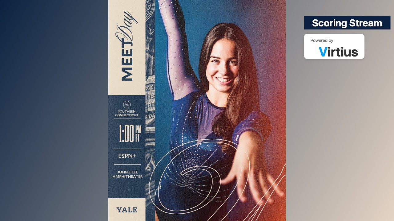 Virtius Scoring Stream - Yale vs SCSU - Women's NCAA Gymnastics