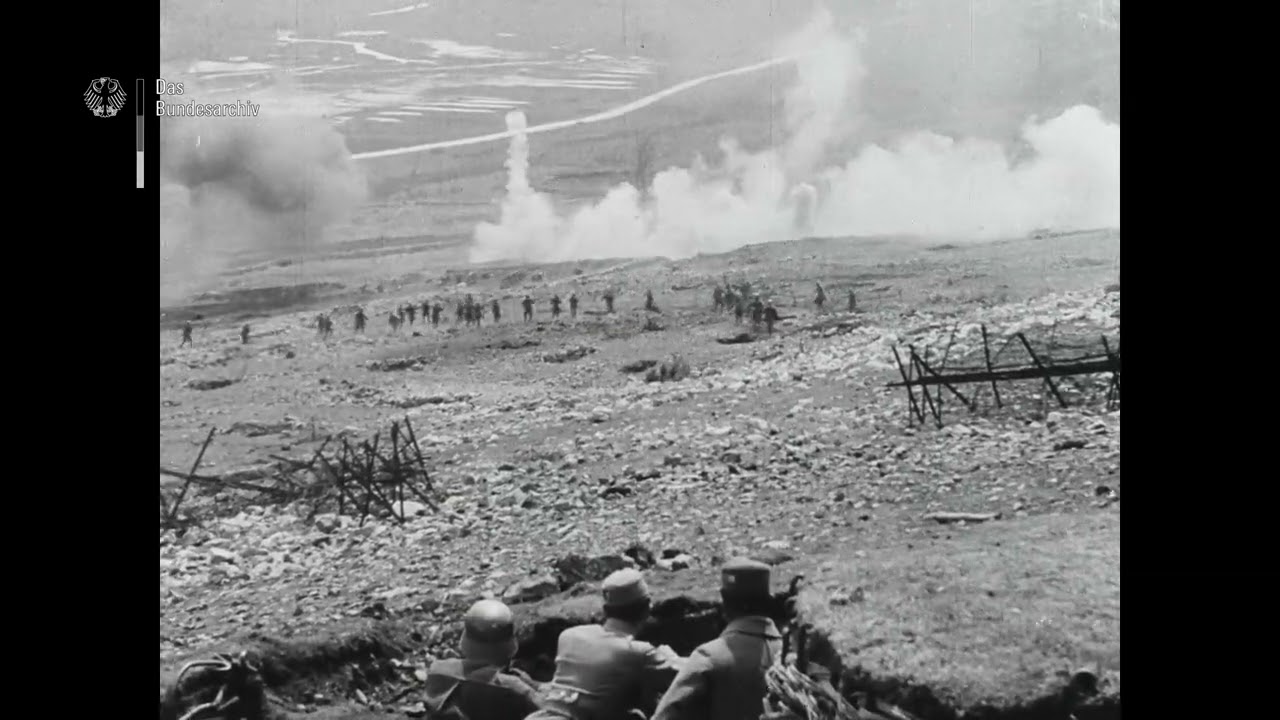 WWI- Austro-Hungarian KuK Sturmtruppen and Flammenwerfer at Isonzo