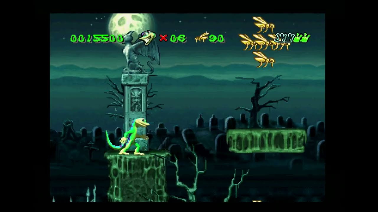 Gex (1996) Sony PlayStation (PS1 PAL) Gameplay
