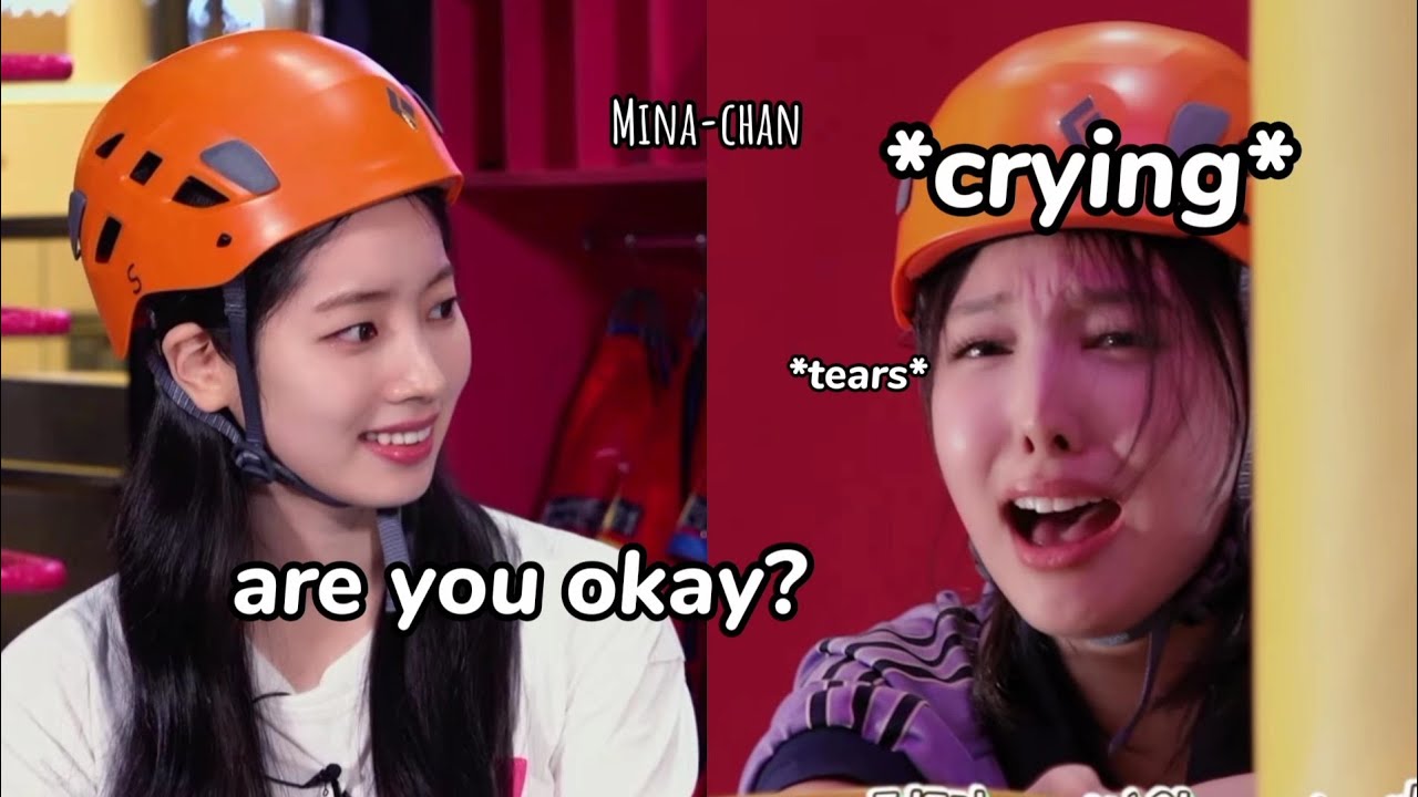 Nayeon regretting her life decision when forced to do this...