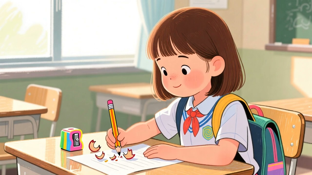 🧠 أصدقاء الصف السريّون: قصة ممتعة لتعلّم الأدوات المدرسية