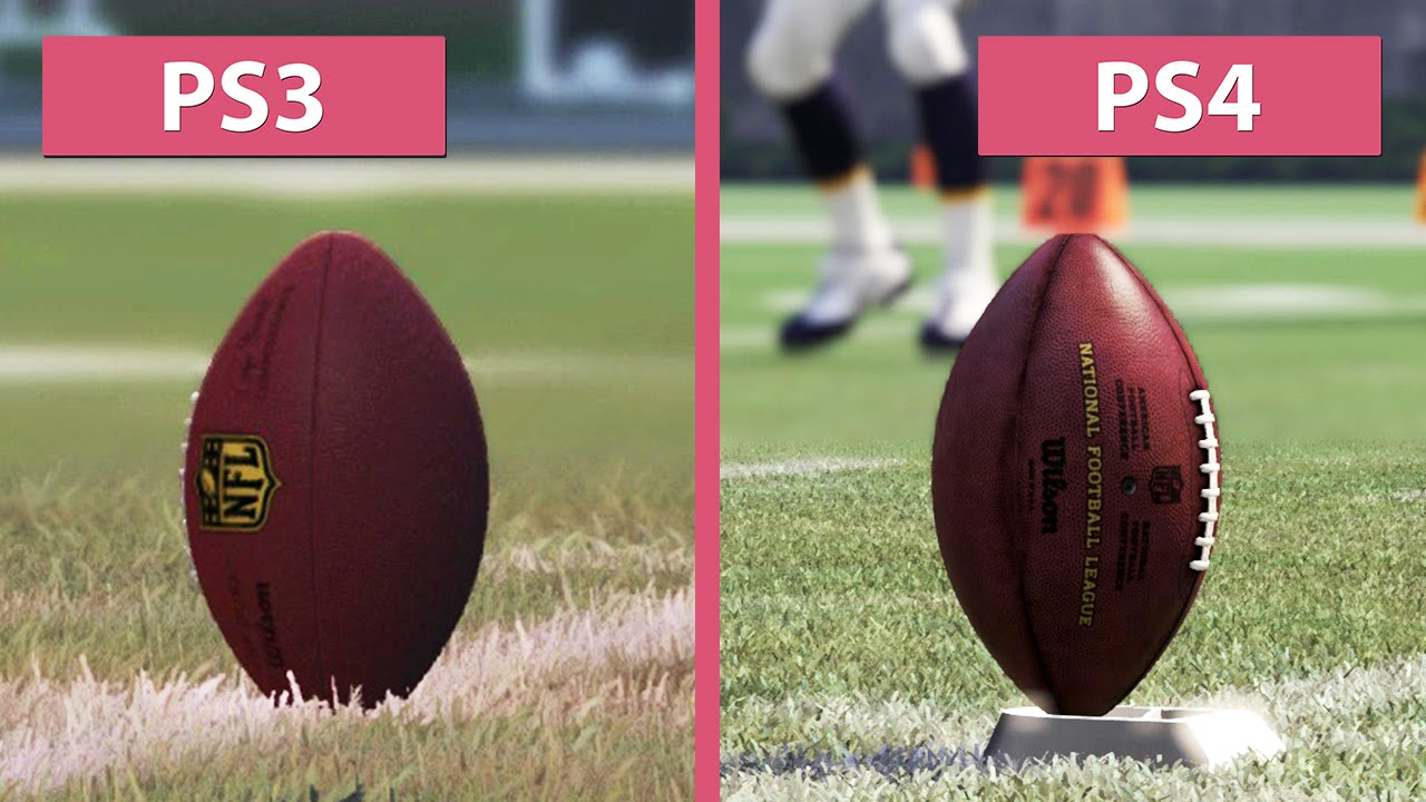 Madden NFL 16 – PS3 vs. PS4 Graphics Comparison [FullHD][60fps]