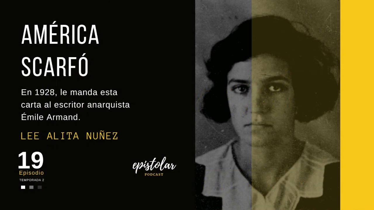 Carta de la ANARQUISTA AMÉRICA SCARFO dirigida a EMILE ARMAND