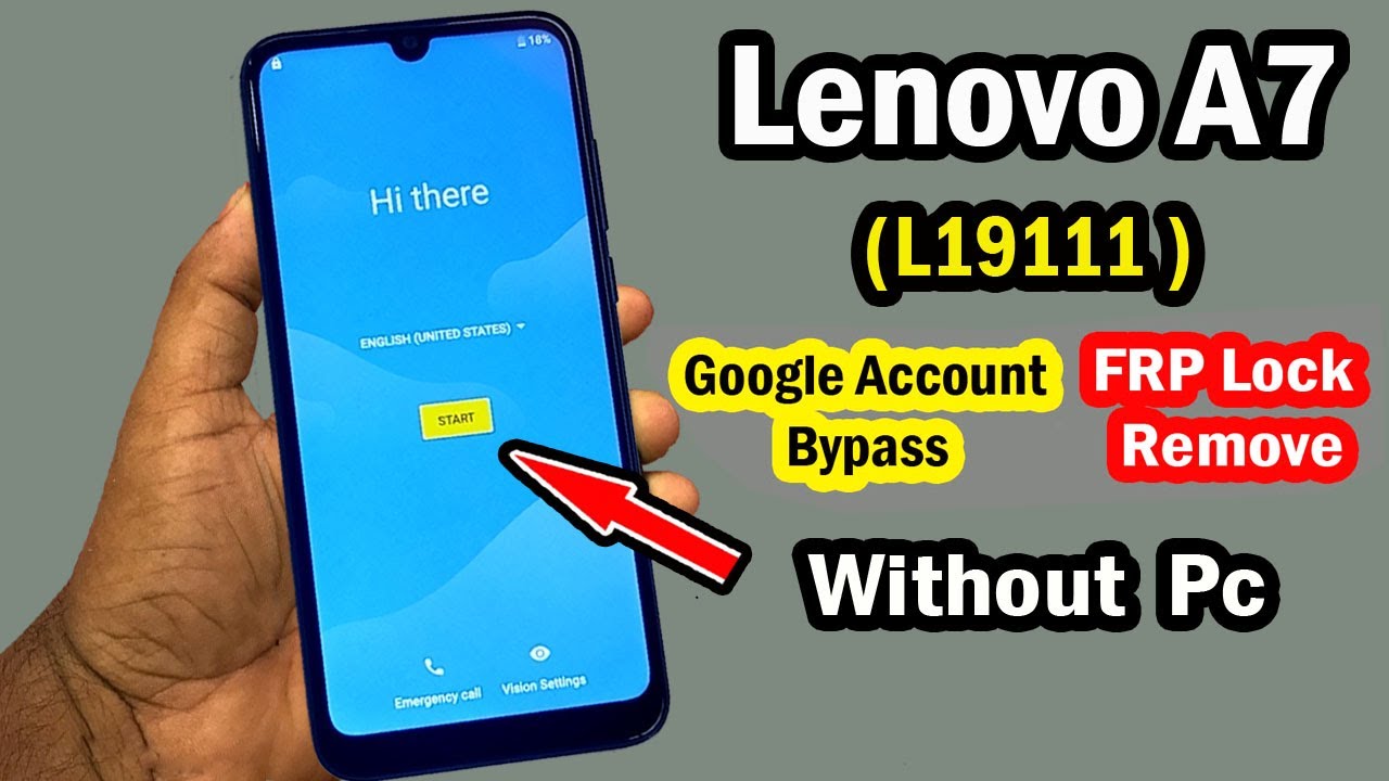 Lenovo A7 FRP Bypass | Lenovo A7 ( L19111 ) Google Account Remove | Lenovo L19111 FRP Without PC |