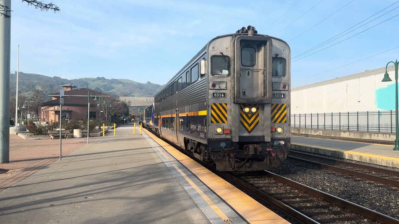 First day of February Sunrise trains at Martinez 2/1/2026