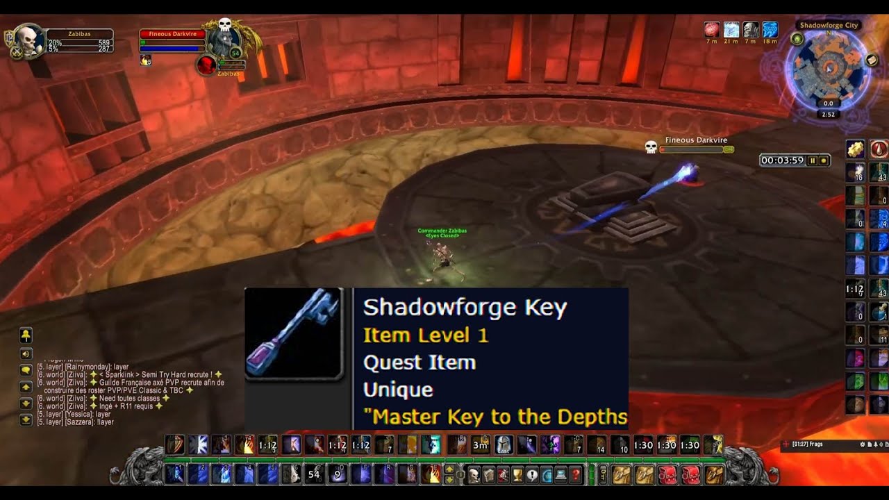 WoW Classic Anniversary Brd Solo Mage ShadowForge Key Fast Run