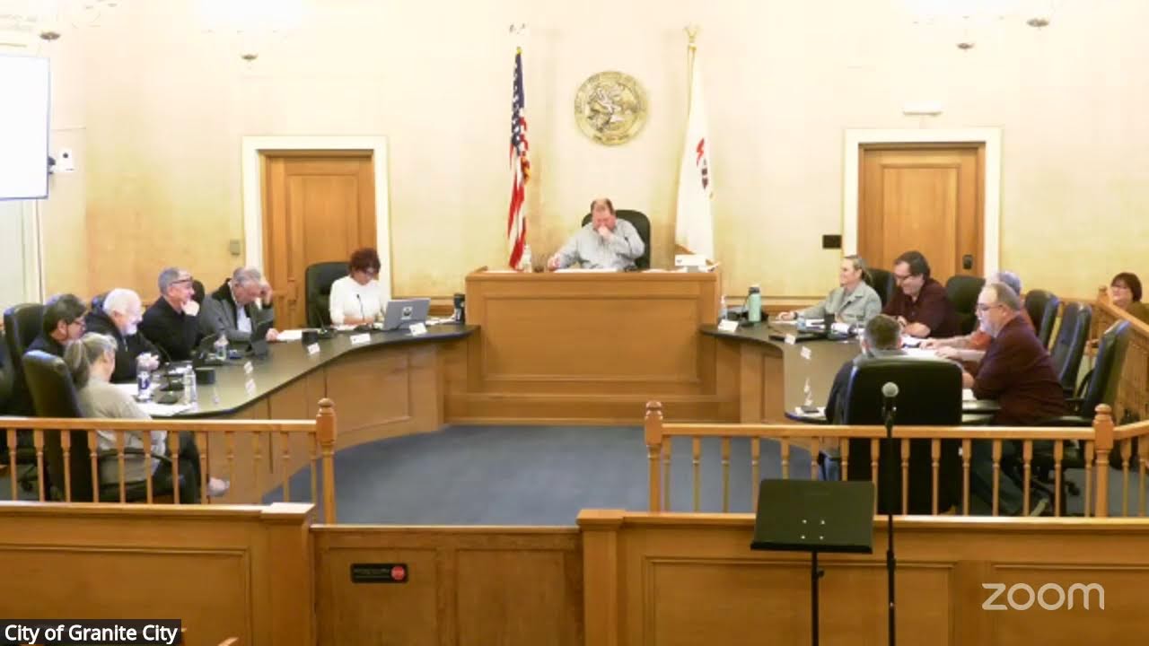 City of Granite City's Council Meeting Jan 6th, 2026