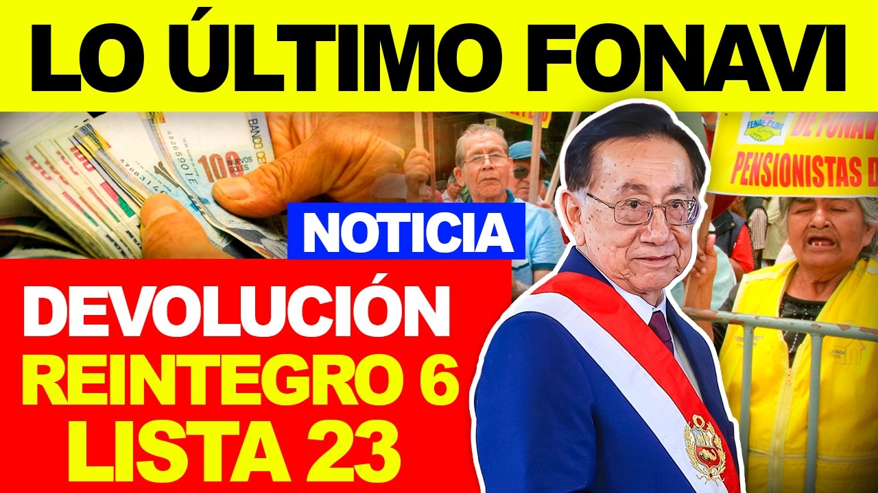 FONAVI 2026 : REINTEGRO 6 LISTA 23, NUEVOS BENEFICIARIOS, TENEMOS NOTICIAS URGENTE HERMANOS /MIRA
