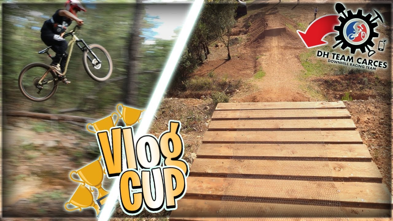 JE PARTICIPE A UNE COURSE DE VTT ! VLOG CARCES DH CUP ( spoiler : je gagne......pas)
