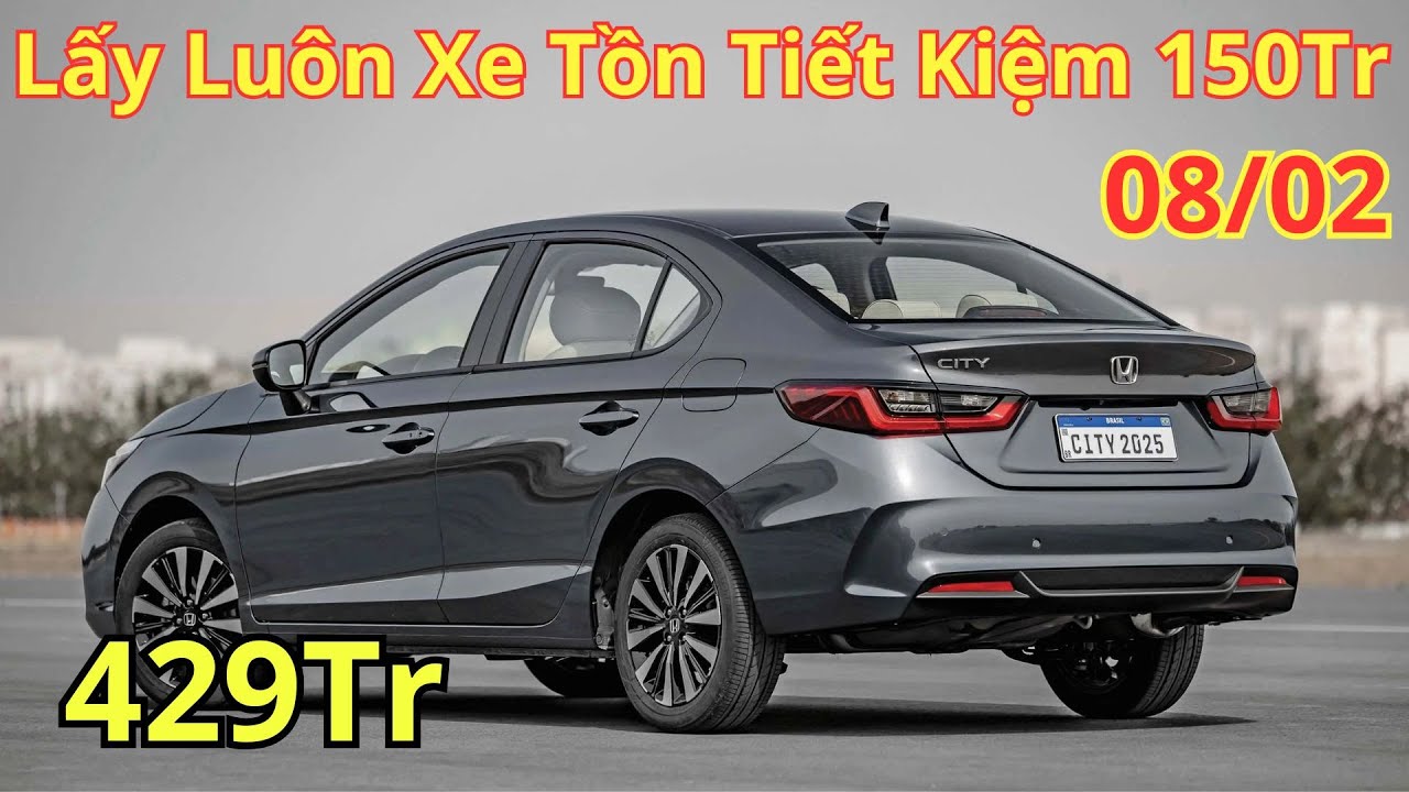 ✅Giá Khuyến Mại Honda City Tháng 2. Lấy Xe Tồn Tiết Kiệm 150Tr, Giá Lăn Bánh Giảm Sâu | Xegiatot24h