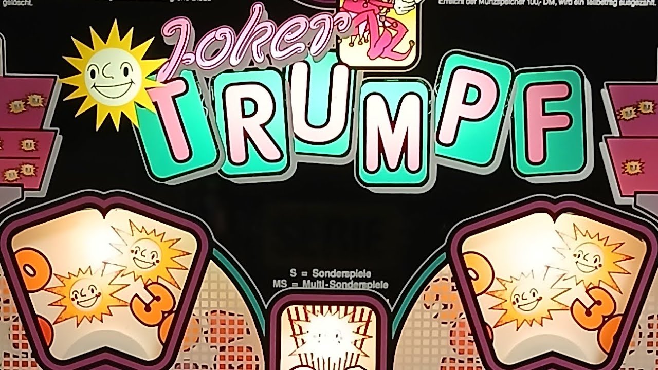 Spielautomat MERKUR JOKER TRUMPF  🃏 Karo, Herz, Pik, Kreuz ?