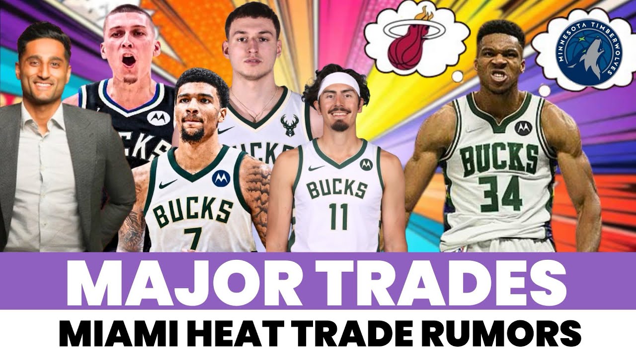 Giannis to Miami HEATS UP! Bucks Want Herro + EVERY Young Asset! Giannis PUSHING for the Heat!