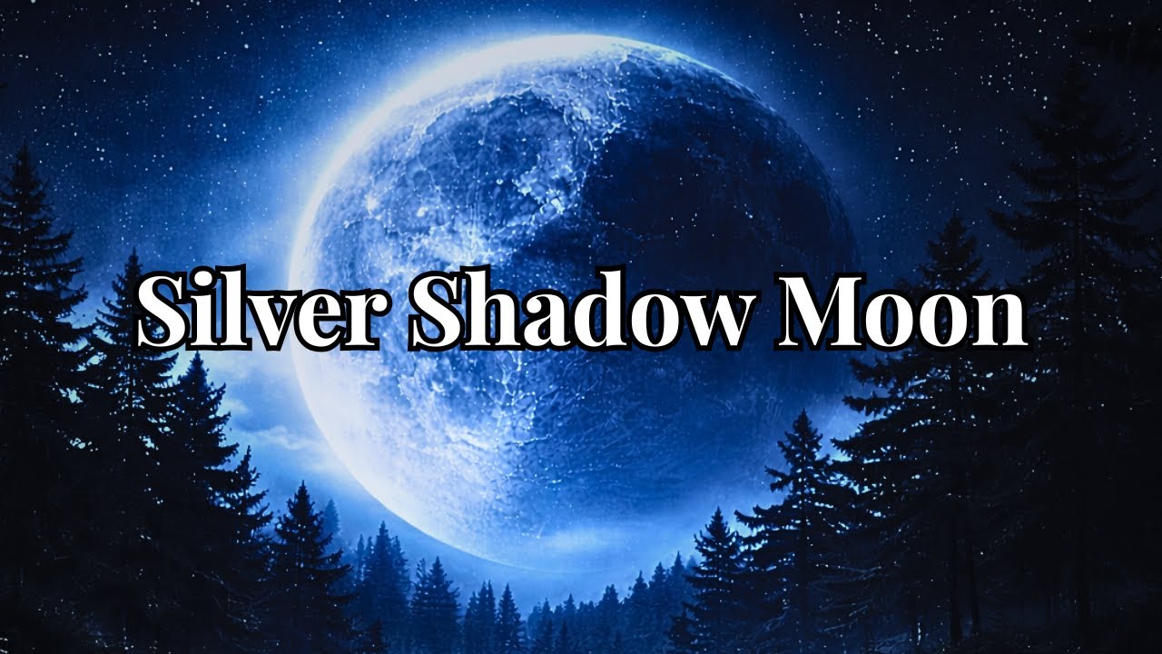 Silver Shadow Moon 🌙 Deep Sleep & Quiet Night Shadows | 8 Hours Moon Ambience for Rest & Healing
