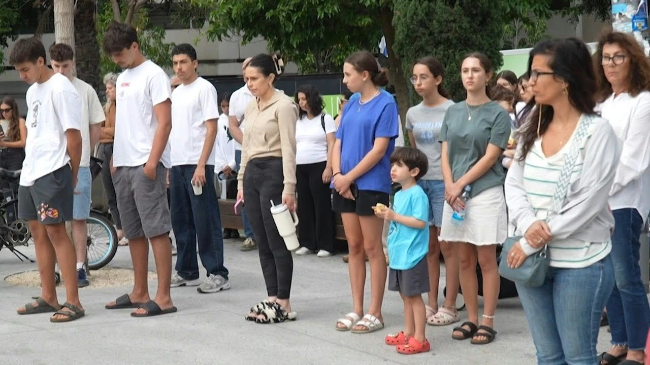 Israelis observe two minutes of silence for Holocaust Remembrance Day | AFP