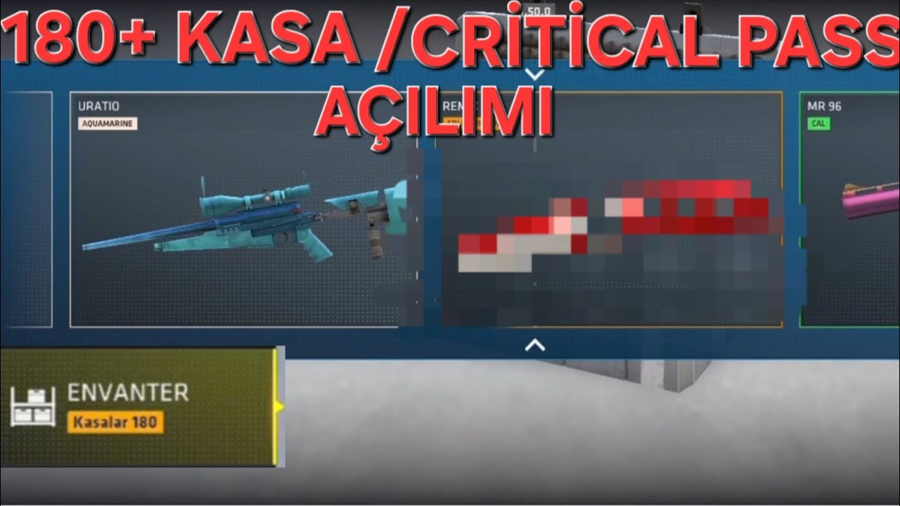 Criticalpass | 180+ kasa açılımı |criticalops pass