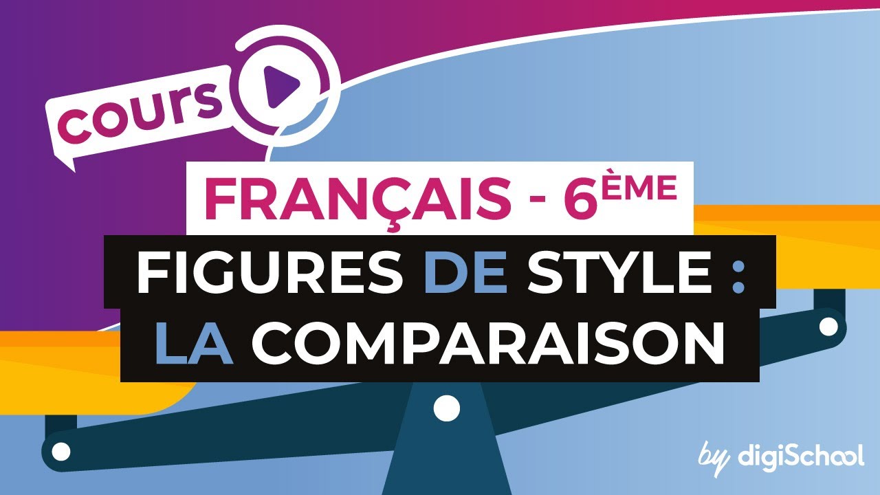 Cours de français [6ème] les figures de style: la comparaison