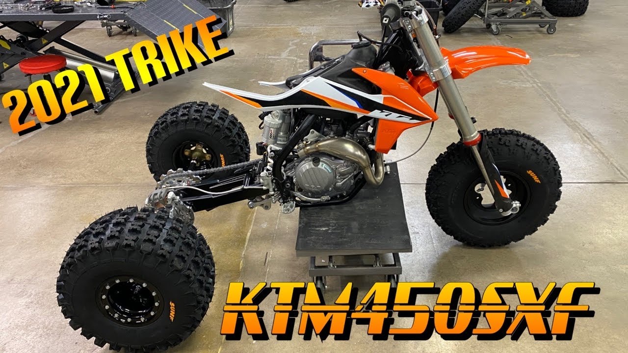 2021 KTM 450SXF Three Wheeler Build BVC TRIKES #ktm #ktm450sx #trikekit