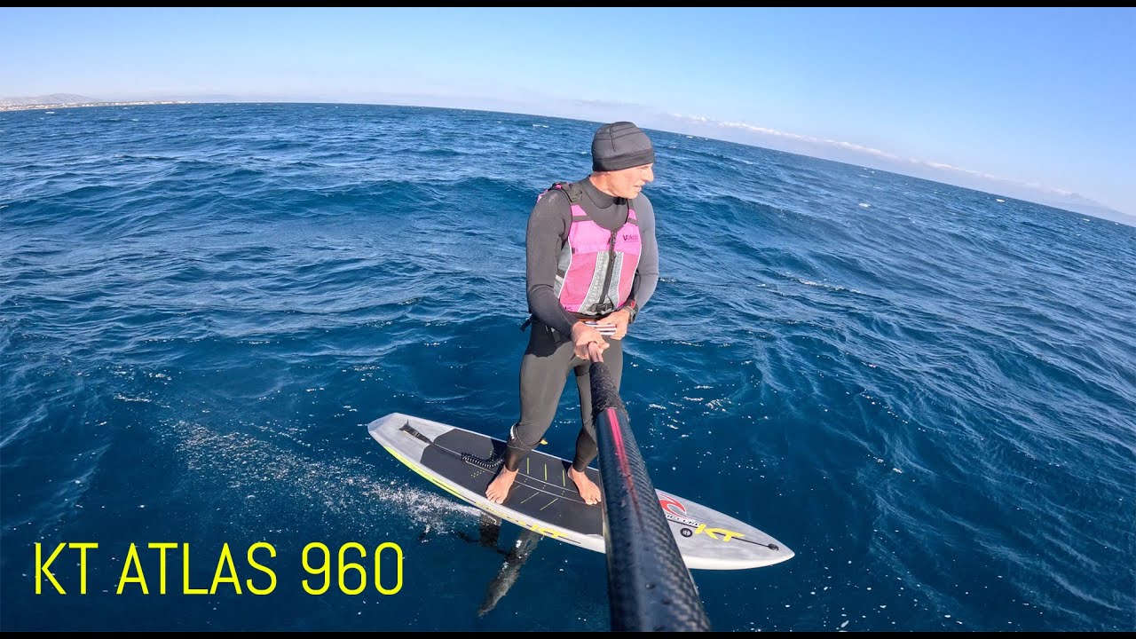 SUP Foil Downwind with the KT Atlas 960 in light winds