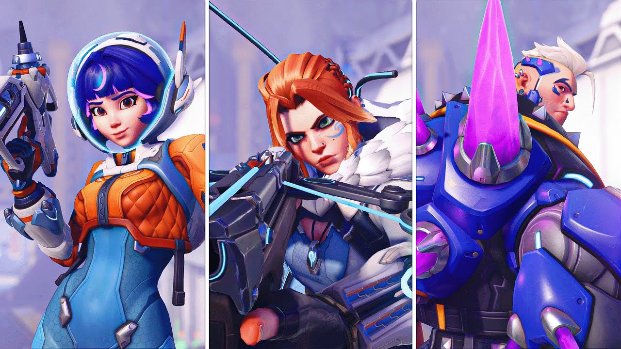 Overwatch 2 - All Hero Select Voice Lines & Animations (+Freja)