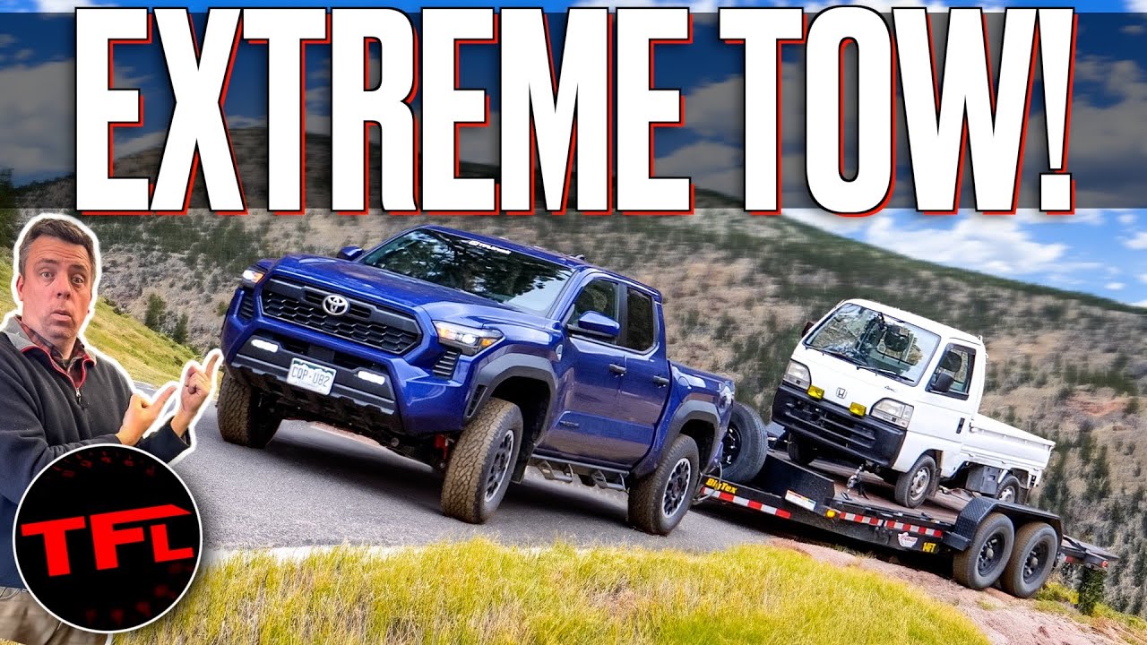 Сможет ли новая Toyota Tacoma протащить буксир по самой крутой проселочной дороге в мире? | Часть 1