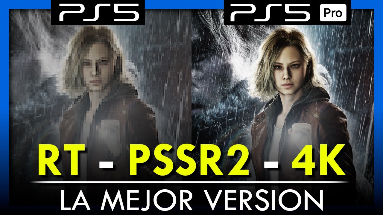 🔵[4K] El Primer Juego con PSSR 2.0, RT, 4K y 60FPS | Resident Evil Requiem en PS5 vs PRO [FPS+RES]