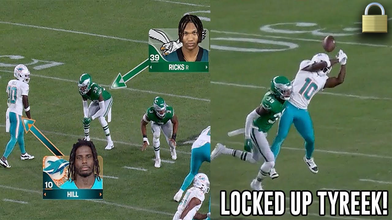 Eli Ricks (UDFA) SHUT DOWN Tyreek Hill [WRvsDB]...💎👀 Eagles vs Dolphins 2023 Highlights