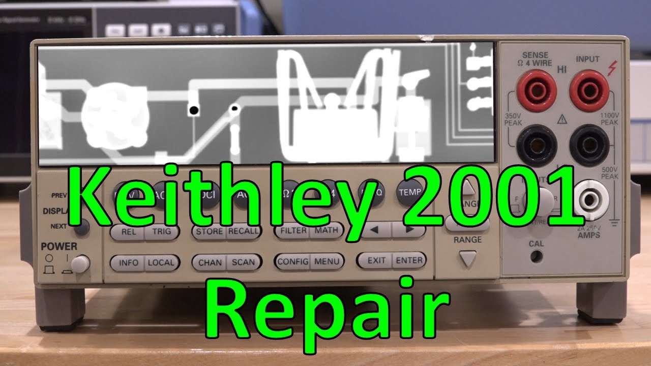 TNP #13 - Teardown & Repair of a Keithley 2001 7.5-Digit Multimeter