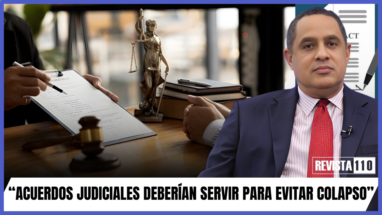 Domingo Rojas: acuerdos judiciales deberían servir para evitar colapso del sistema