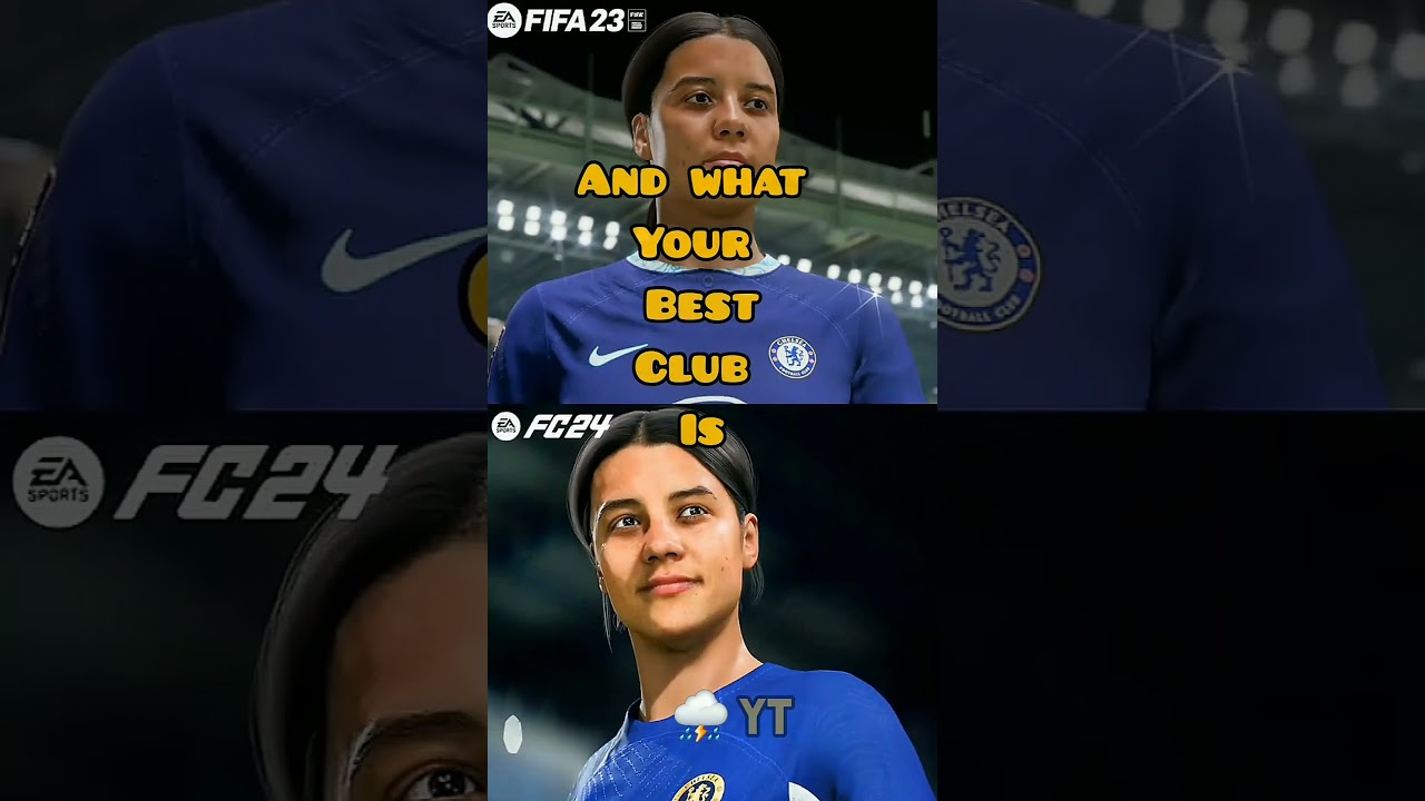 EA SPORT 24 VS FIFA 23 FACIAL COMPARISON  