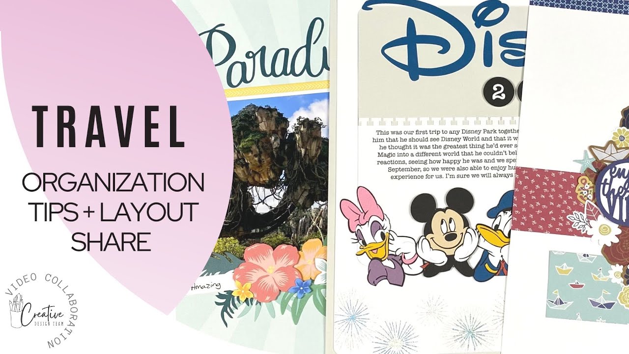 3 EASY Ways to Organize Travel Scrapbook Pages