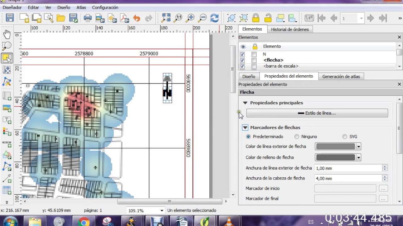 TP6 3 Insertar Escala Mapa QGIS