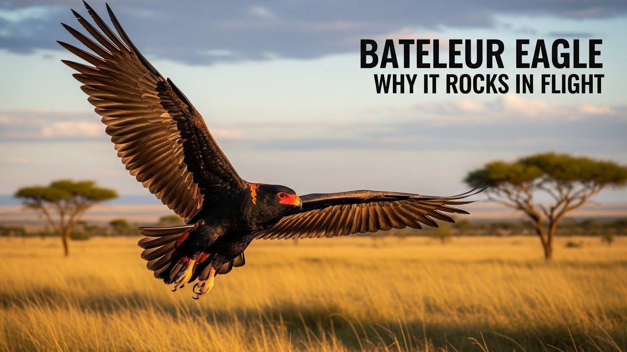 The Bateleur Eagle: Why This Bird Hunts Like No Other Predator