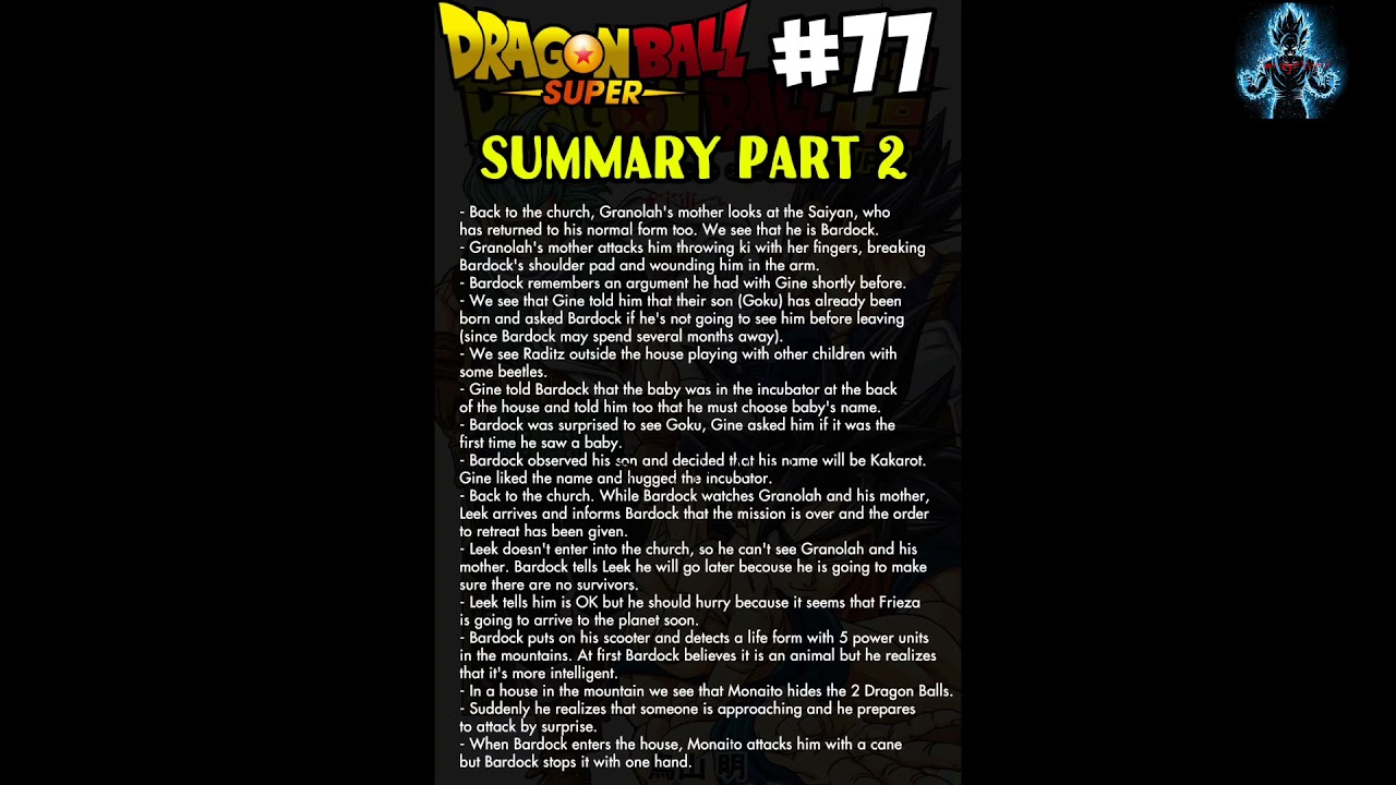 Dragon Ball Super Manga Chapter 77 Summary!