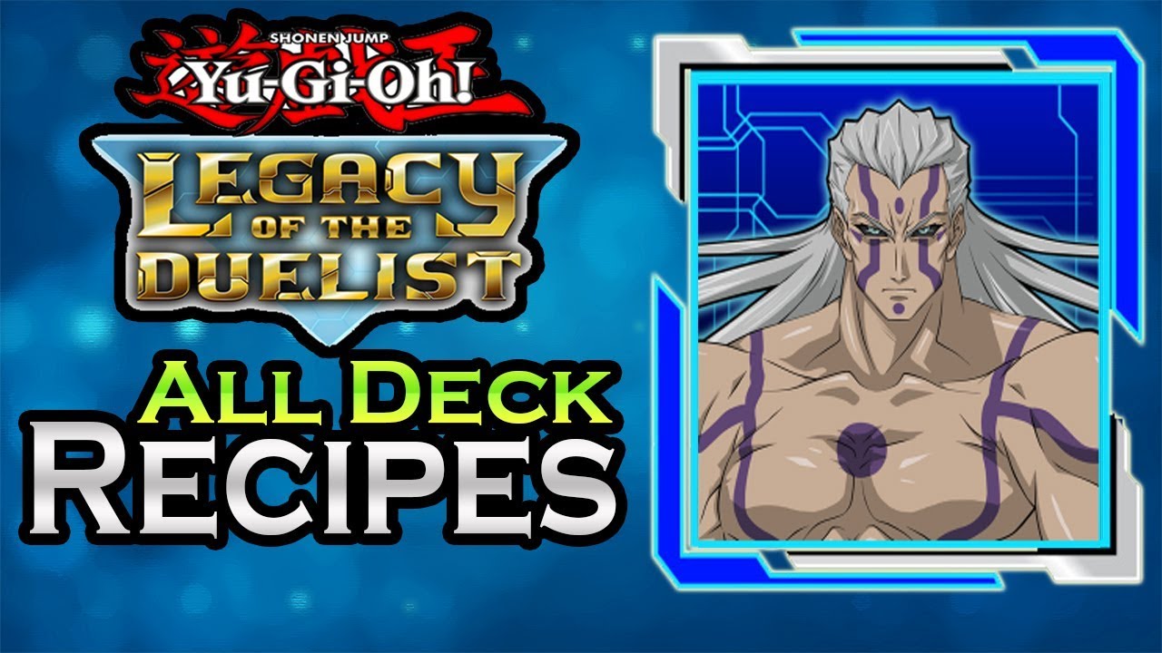Yu-Gi-Oh! Legacy of the Duelist - All Rex Goodwin's Deck Recipes