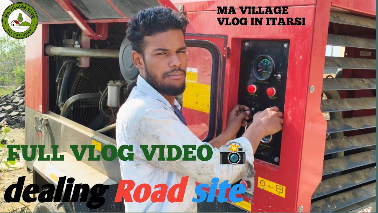 Dealing with Road Site Work | MA Village Vlog #Itarsi 