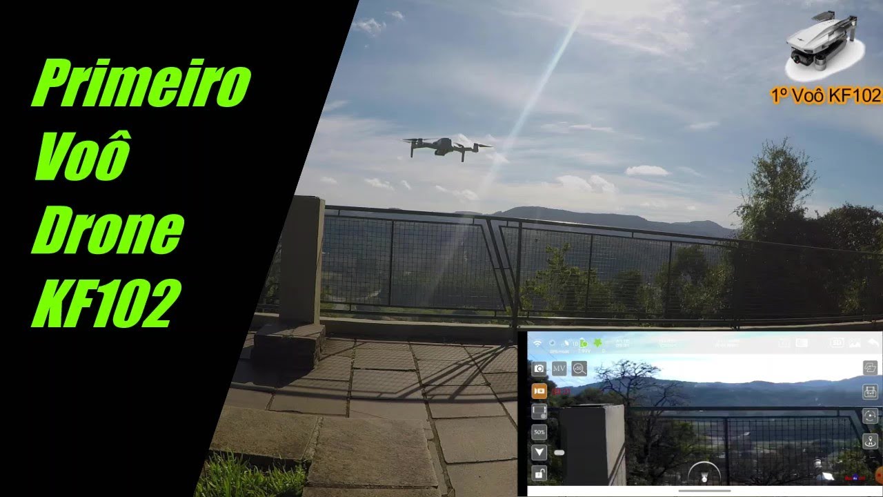 PRIMEIRO VOÔ DRONE KF 102