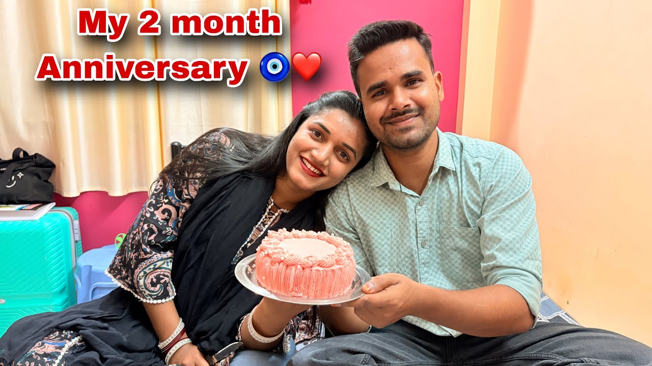 My 2 month Anniversary Celebration || husband ke liye special gift 🎁 mera favourite Dinner 😋