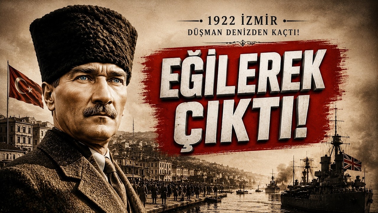 Atatürk'ün Odasına Sert Adımlarla Dik Girip, Eğilerek Çıkan İngiliz Amiral! | 1922 İzmir #atatürk