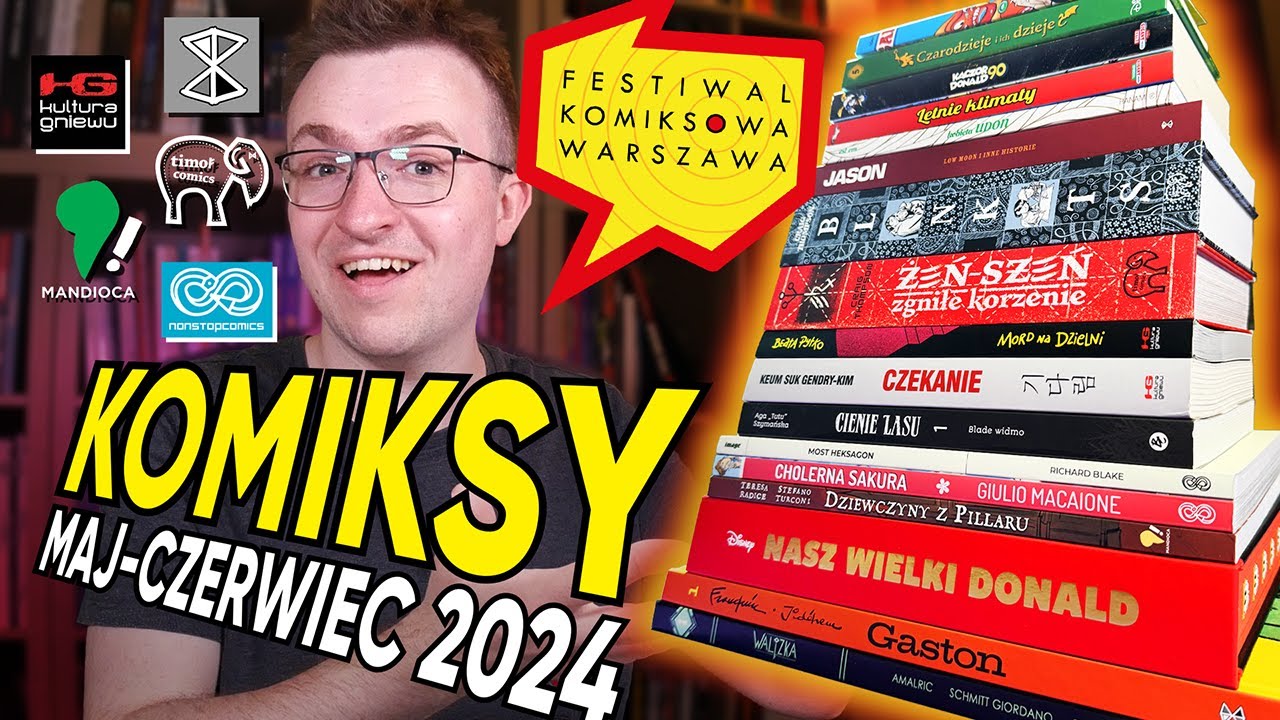 Nasz WIELKI Donald, Mord na dzielni, Gaston, Żeń-szeń - omawiam nowości z Komiksowej Warszawy