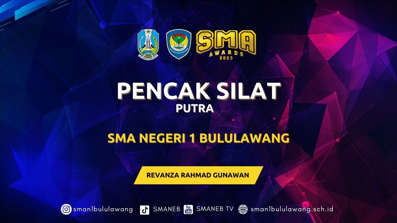 Jawa Pos SMA Awards 2023 - Pencak Silat Putra - SMA Negeri 1 Bululawang