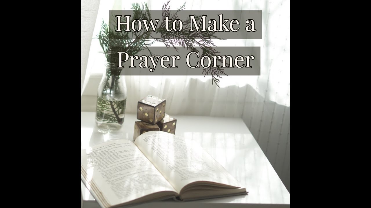 How to Make a Prayer Corner