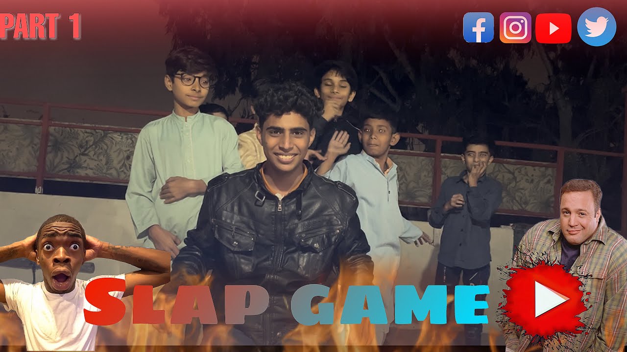 Slap challenge with friends 🔥🔥😂