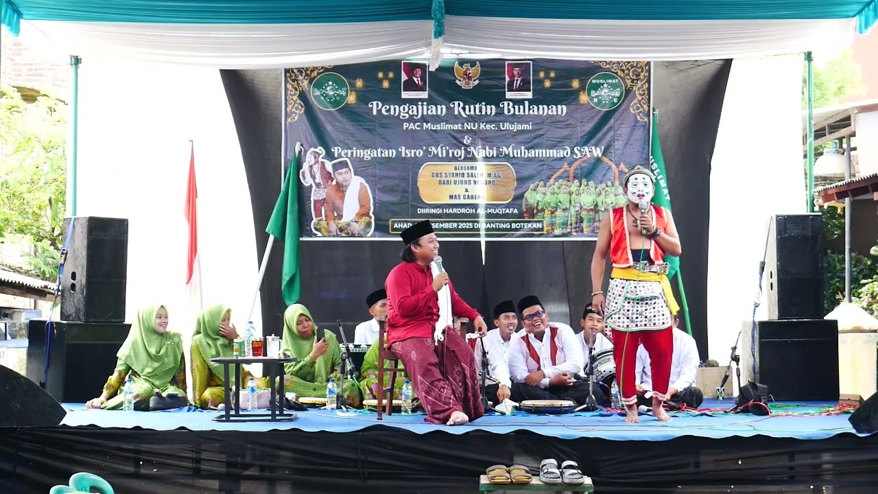 PENGAJIAN RUTIN BULANAN PAC MUSLIMAT NU KEC. ULUJAMI - Part 4. Gus Syahid Salim, M.Ag dan Mas Gareng