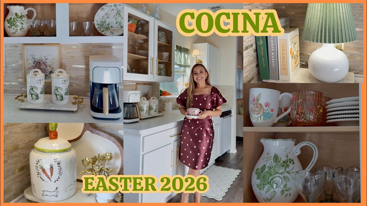🥕🐰NUEVA DECORACION DE EASTER 2026🥕🐰 DECORACION DE MI COCINA🐣